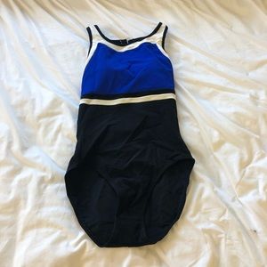 Vintage Scooped Back Maillot Battex One Piece